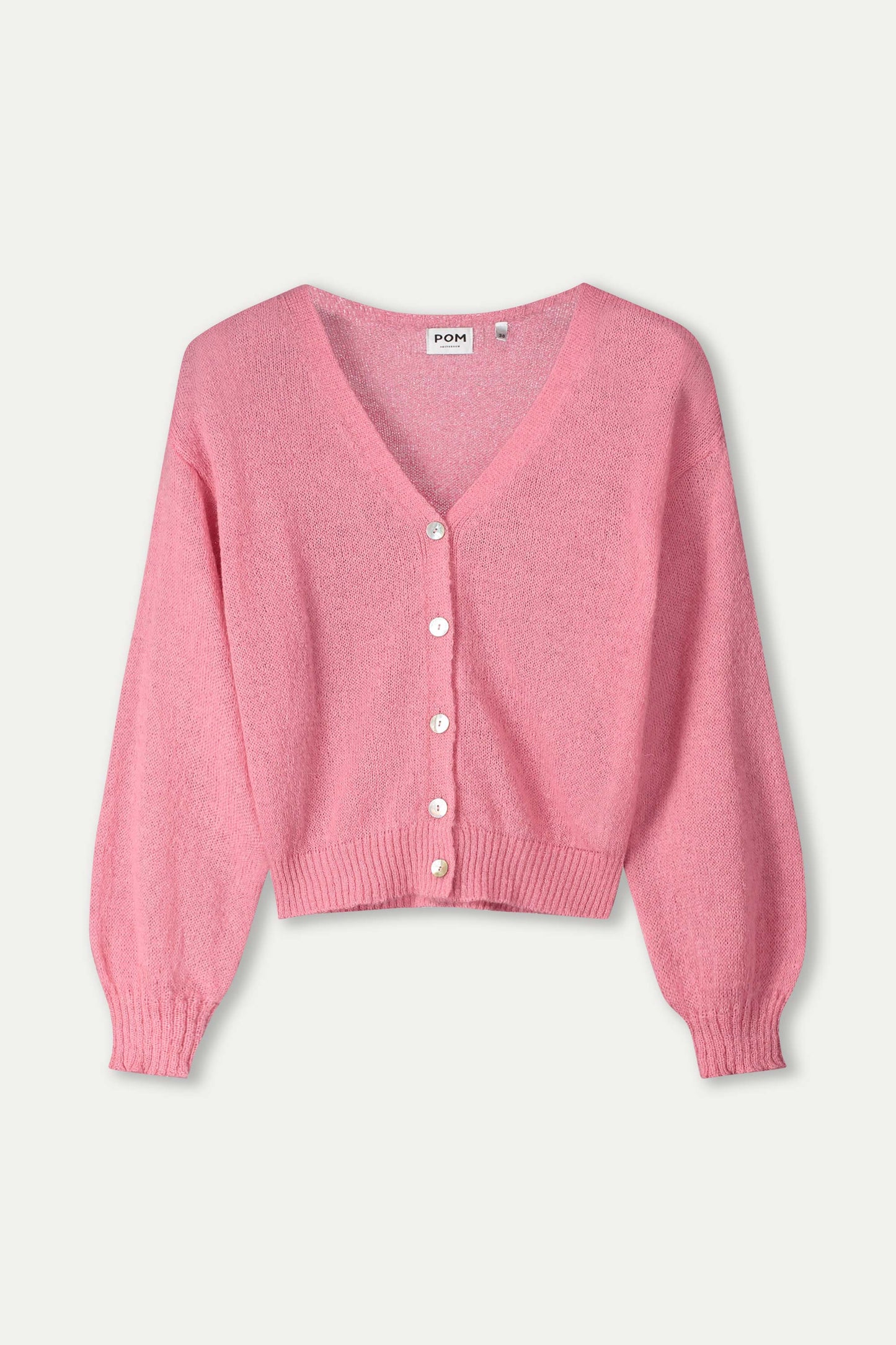 Pom Raspberry Cardigan Raspberry