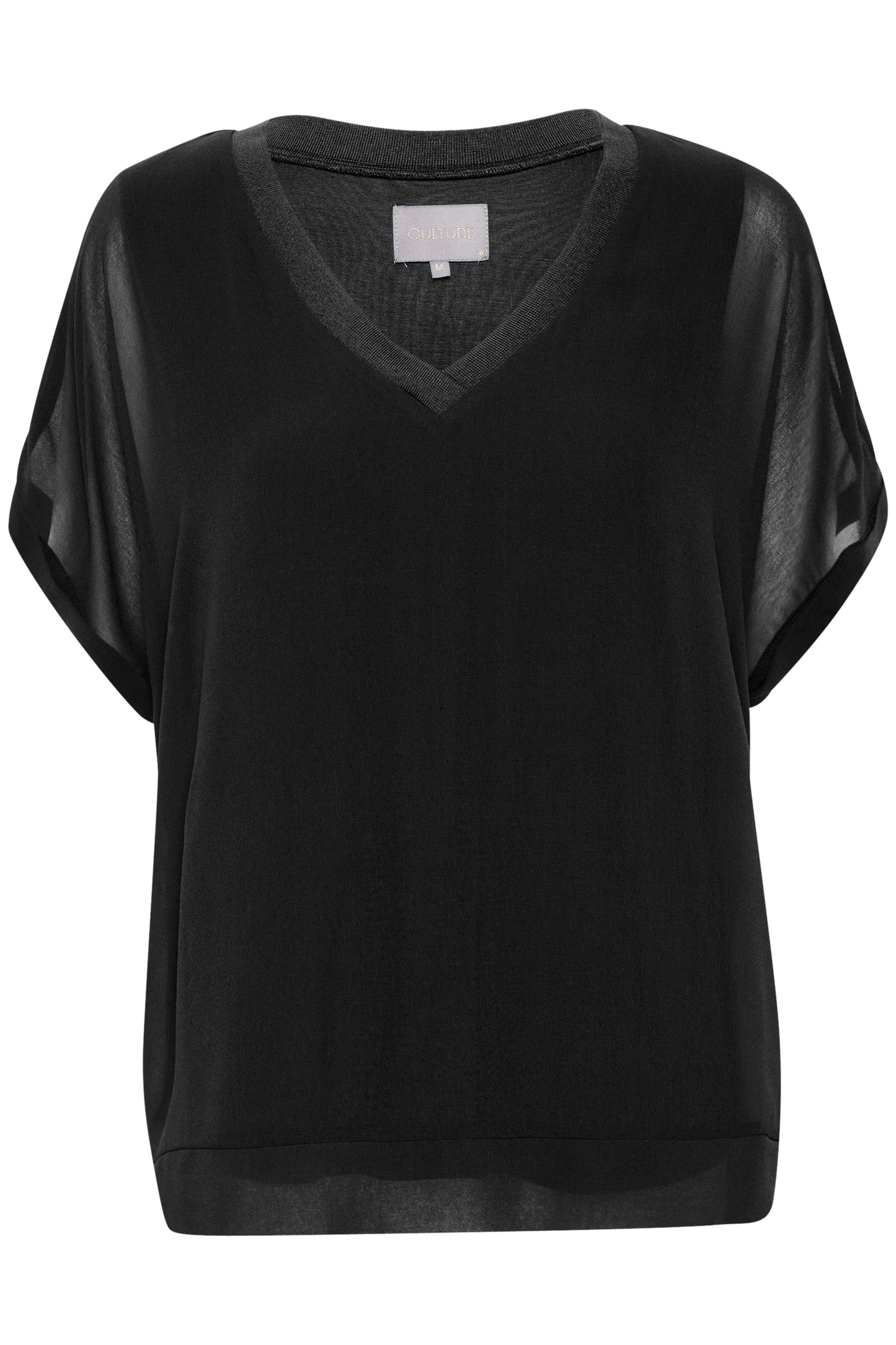 Culture Cheila Chiffon Blouse Black