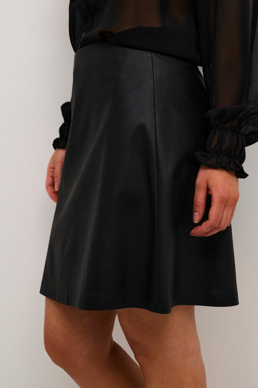 Culture Cassandra Short Skirt Black