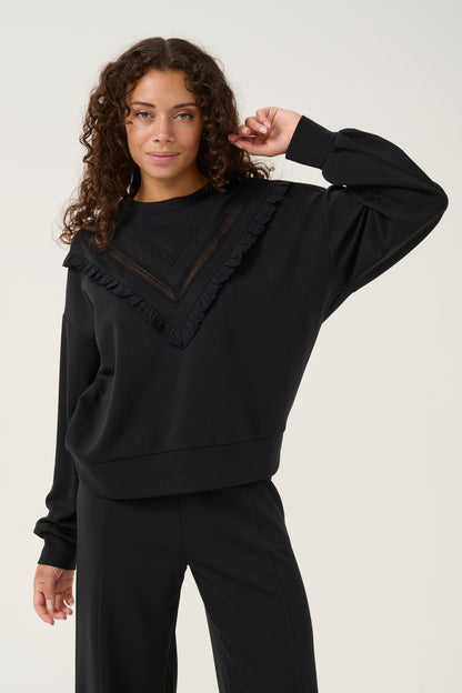 Culture Bess Chabrina Sweater Black