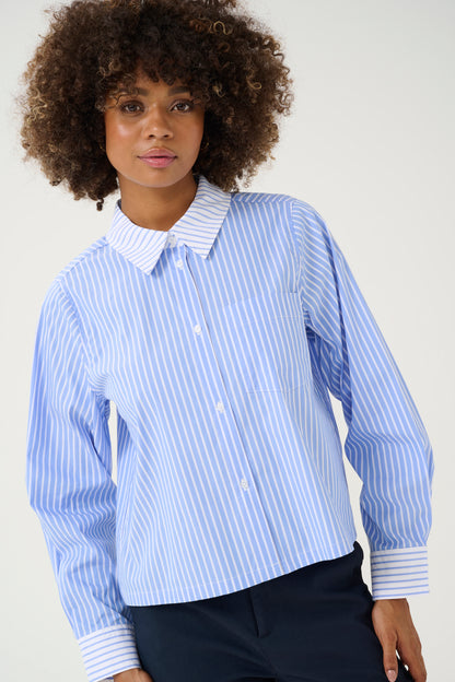 Culture Alsa Shirt Blue Striped