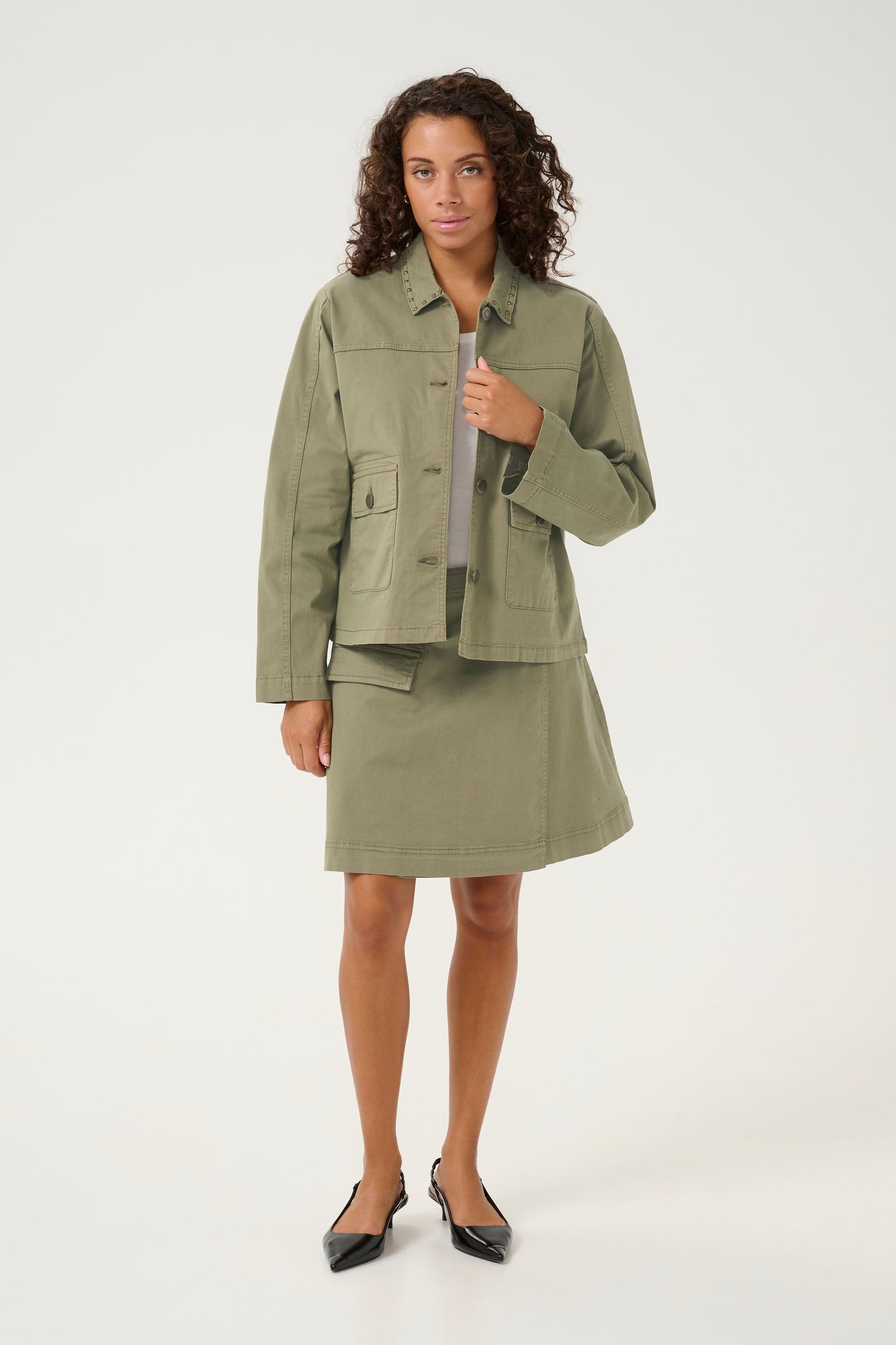 Culture Cybilla Cattia Jacket Olive