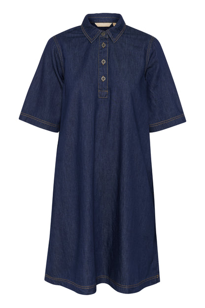 Culture Winnie Arpa Dress Blue Denim