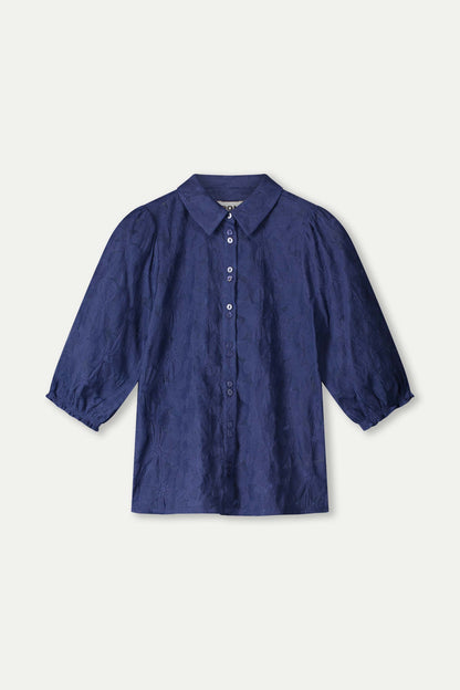 Pom Sapphire Blue Blouse Sapphire Blue