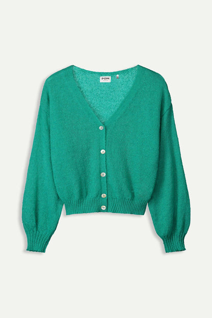 Pom Fresh Green Cardigan Green