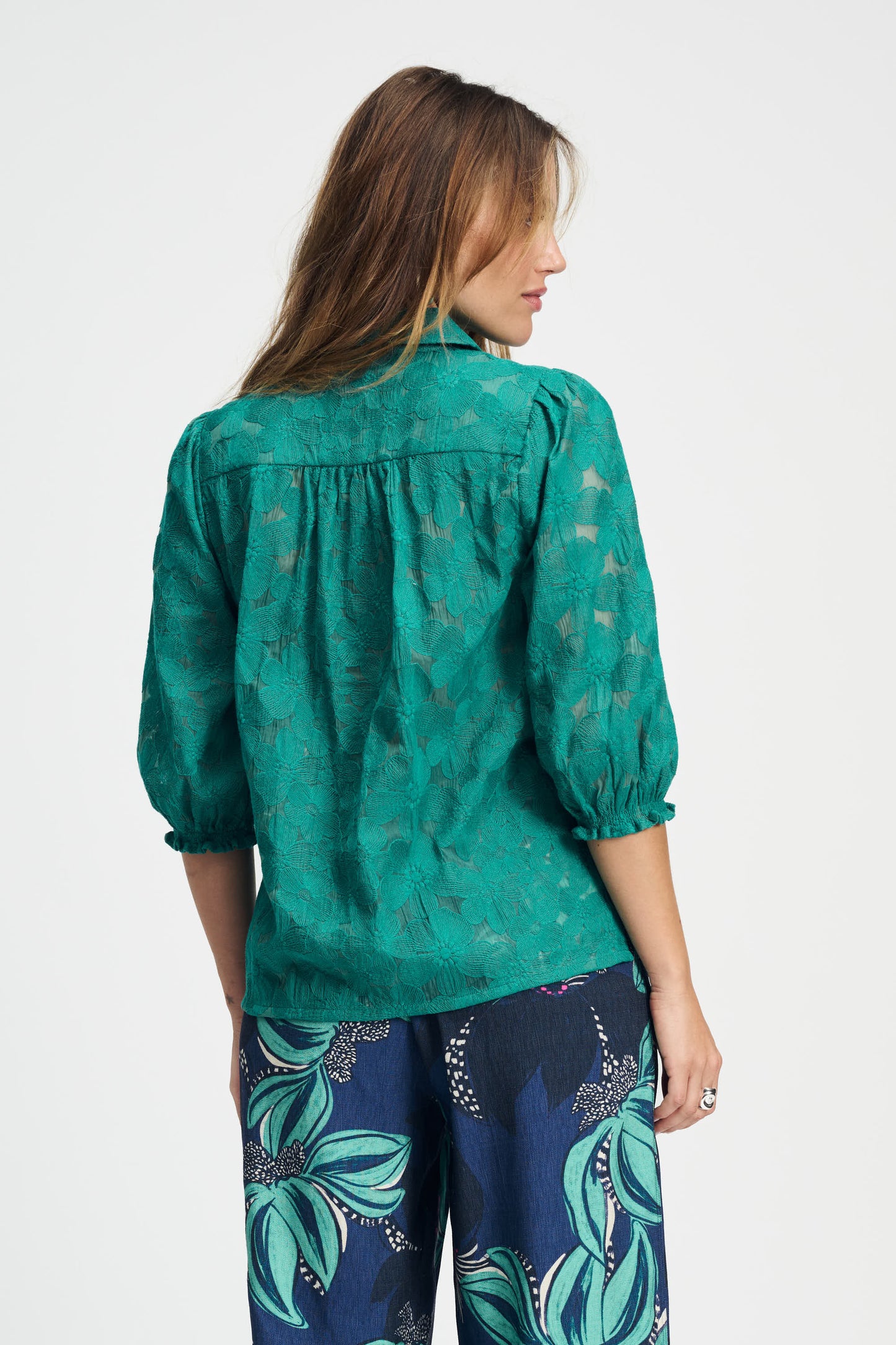 Pom Fresh Green Blouse Green