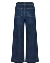 Load image into Gallery viewer, Numph Paris Cropped Jeans, Dark Blue Denim
