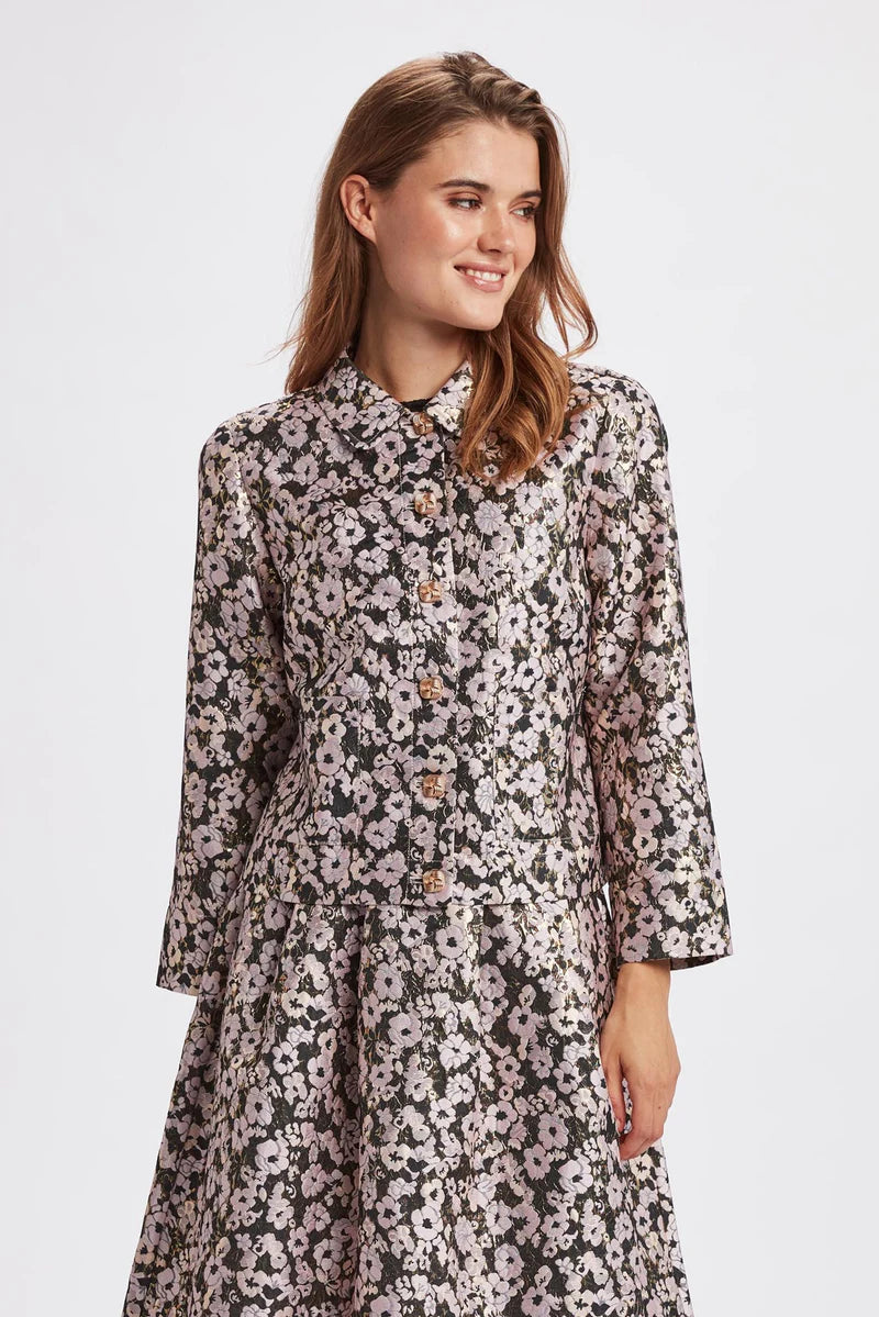 Numph Ysette Blazer Jacket, Pink