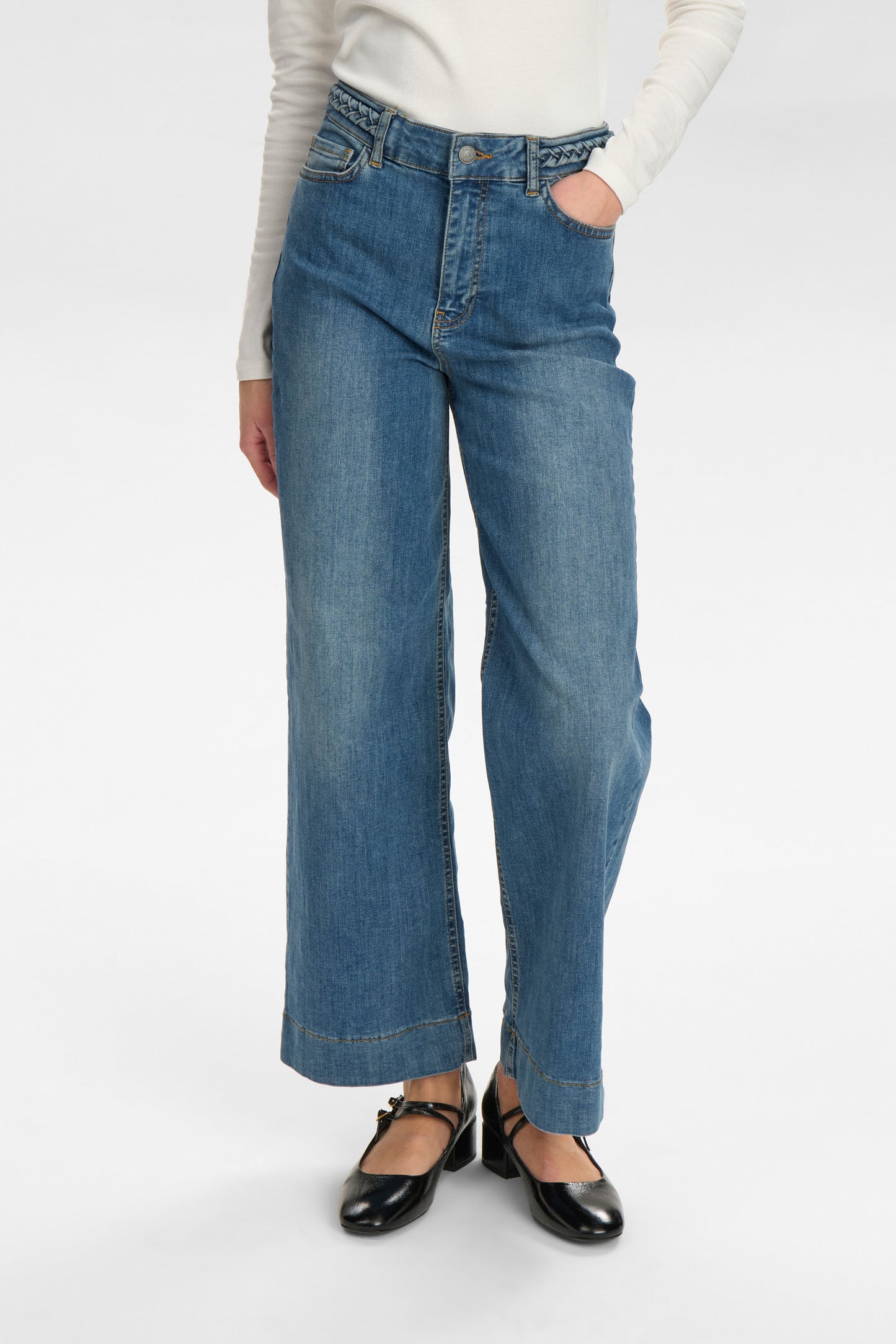 Numph Paris Cropped Jeans Light Denim