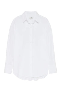Five Channel Chemise Shirt White