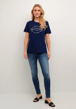 Load image into Gallery viewer, Culture Gith Lips T-Shirt, Navy
