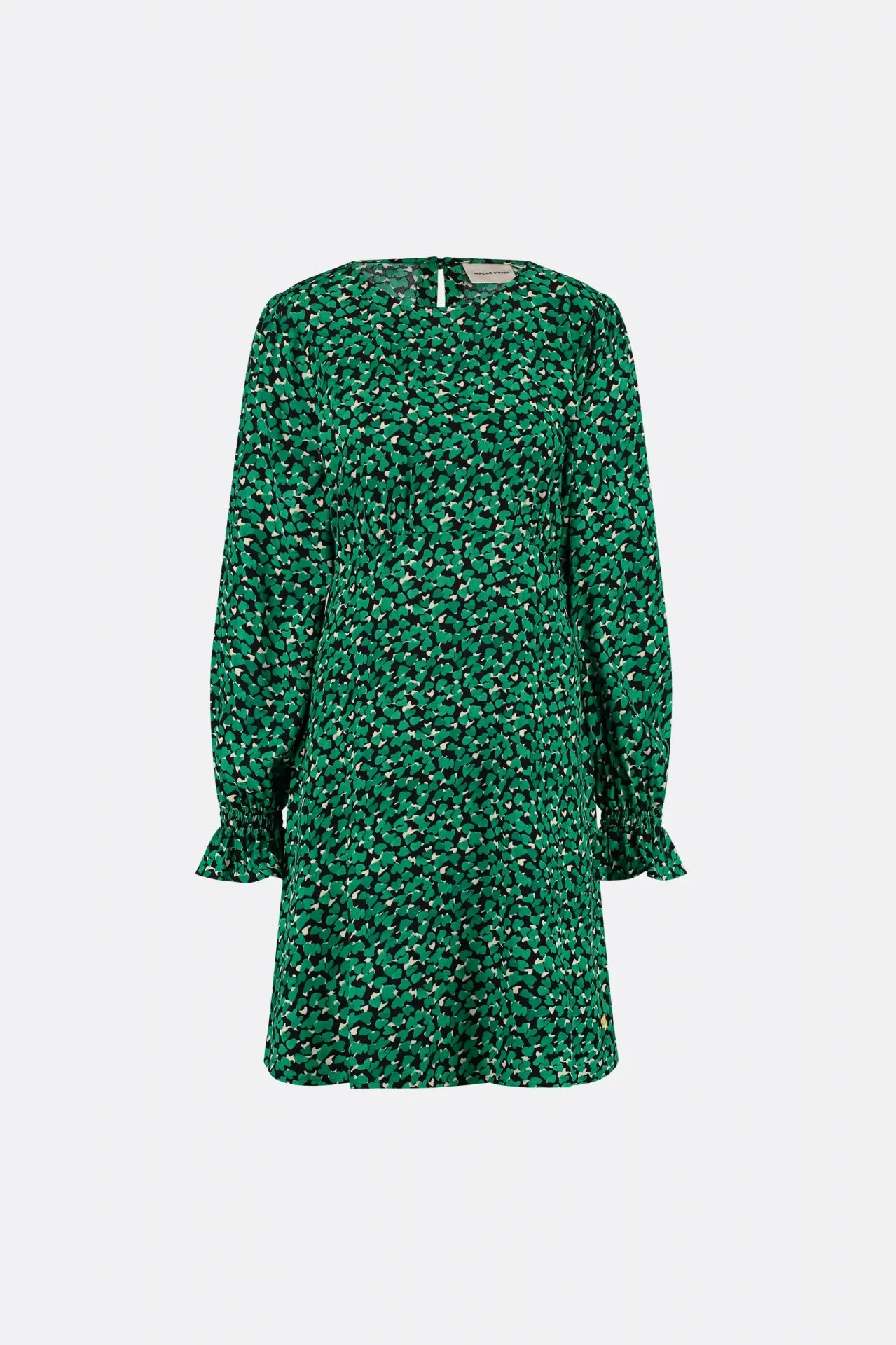 Fabienne Vanessa Dress, Feeling Green/ Black Petit Amour