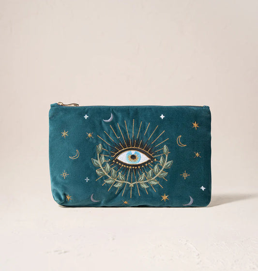 Celestial Eye Everyday Pouch, Rich Blue