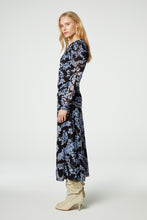 Load image into Gallery viewer, Fabienne Bella Dress, Black/Blue
