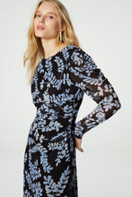 Load image into Gallery viewer, Fabienne Bella Dress, Black/Blue
