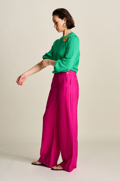 Pom Fuchsia Pants Fushia