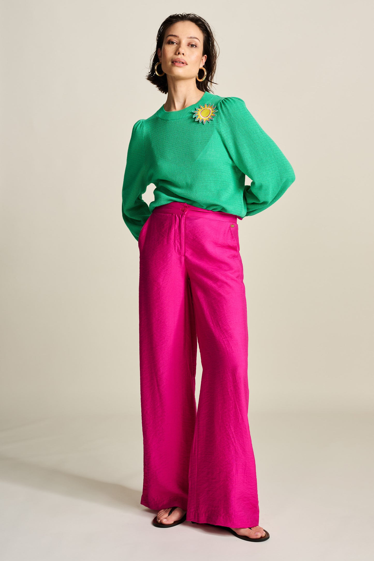 Pom Fuchsia Pants Fushia