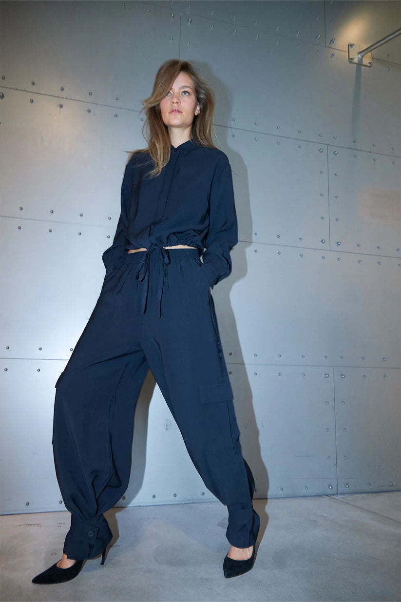 Lollys Tobago Shirt, Navy