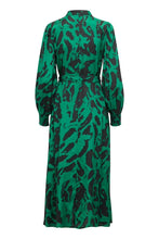 Load image into Gallery viewer, Kaffe Pollie Oline Dress Black/Green
