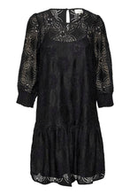 Load image into Gallery viewer, Kaffe Raula Lace Dress, Black
