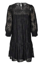 Load image into Gallery viewer, Kaffe Raula Lace Dress, Black
