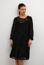 Load image into Gallery viewer, Kaffe Raula Lace Dress, Black
