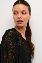 Load image into Gallery viewer, Kaffe Raula Lace Dress, Black
