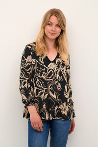 Culture Fonda Blouse, Smoked