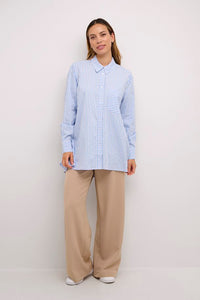 Culture Alexina Shirt, Blue Striped