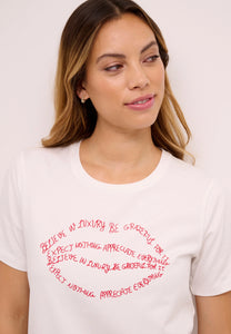 Culture Gith Lips T-Shirt, Spring Gardenia