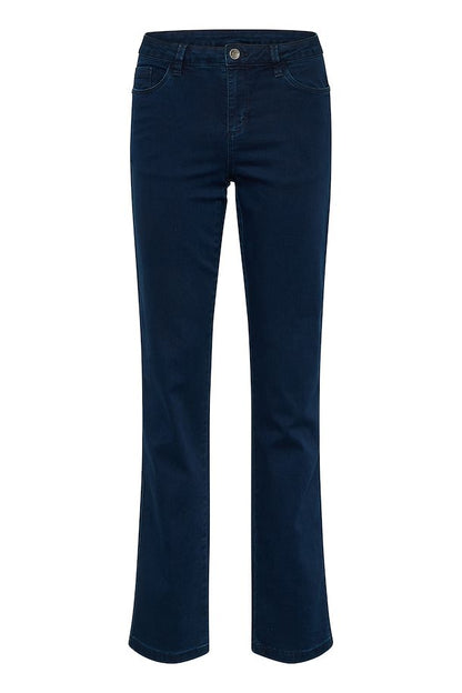 Kaffe Vicky Straight Leg Jeans Dark Sapphire