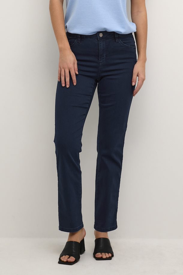 Kaffe Vicky Straight Leg Jeans Dark Sapphire