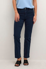 Load image into Gallery viewer, Kaffe Vicky Straight Leg Jeans, Dark Sapphire
