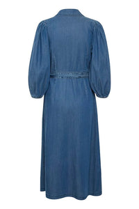 Culture Arpa Wrap Dress, Blue Denim