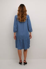Load image into Gallery viewer, Culture Arpa Antoinette Dress Dark Blue Denim
