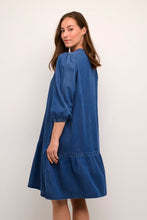 Load image into Gallery viewer, Culture Arpa Antoinette Dress Dark Blue Denim
