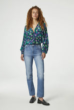 Load image into Gallery viewer, Fabienne Frida Blouse, Green Purple
