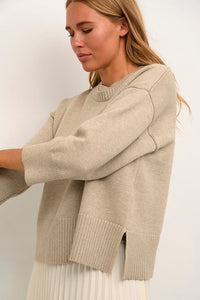 Kaffe Markle Pullover, Feather Gray
