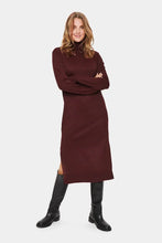 Load image into Gallery viewer, Saint Mila Roll Neck Long Dress Plum
