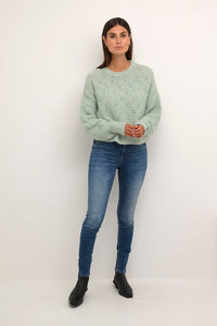 Culture Kimmy Knit Pullover, Green Milieu