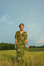 Load image into Gallery viewer, Kaffe Vita Dress Green Floral
