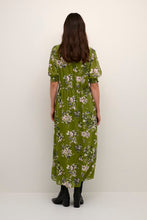 Load image into Gallery viewer, Kaffe Vita Dress Green Floral
