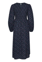 Load image into Gallery viewer, Kaffe Nomy Smock Dress, Black Floral
