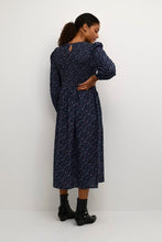 Load image into Gallery viewer, Kaffe Nomy Smock Dress, Black Floral
