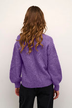 Load image into Gallery viewer, Kaffe Sarla V-Neck Pullover Purple
