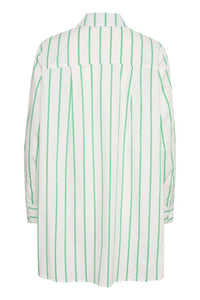 Culture Alexina Shirt, Green / Striped