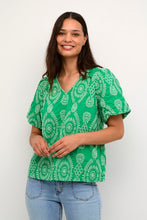 Load image into Gallery viewer, Culture Tia Blouse, Green
