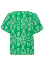 Load image into Gallery viewer, Culture Tia Blouse, Green
