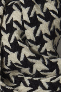 Ichi Vanja Scarf, Black & Cream