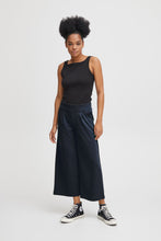 Load image into Gallery viewer, Ichi Kate Wide Pants Navy

